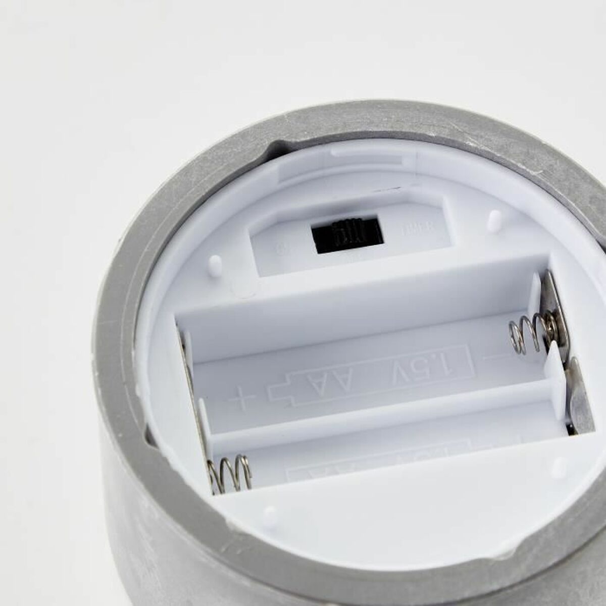 LED Žvakė Brilliant Pilka Metalinis 3 vnt.
